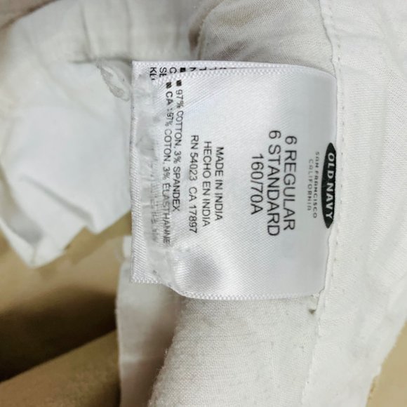 Old Navy Khaki Chino Shorts Sz 6 Mid Rise OGC Summer Casual Stretch Inseam 4.5" - Picture 5 of 10